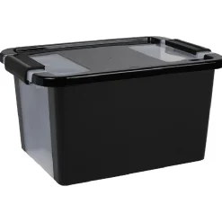 Rangement|Gifi Boîte de rangement 11 L noir