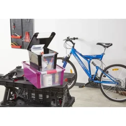 Rangement|Gifi Boîte de rangement 11 L noir