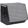 Entretien Du Linge|Gifi Boîte de rangement à ouverture frontale motif chevron H35 cm