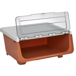 Rangement|Gifi Boîte de rangement à ouverture latérale - 43x33xH21 cm