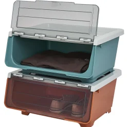 Rangement|Gifi Boîte de rangement à ouverture latérale - 43x33xH21 cm