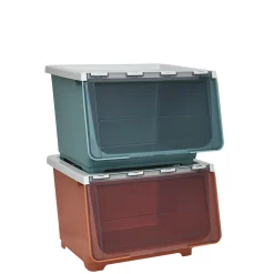 Entretien Du Linge|Gifi Boîte de rangement à ouverture latérale - 43x33xH30,5 cm