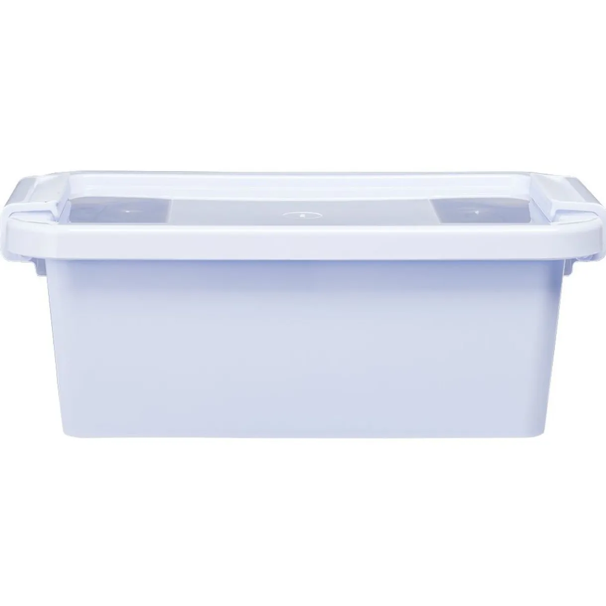 New Gifi Boîte de rangement avec couvercle lavande transparent 4L