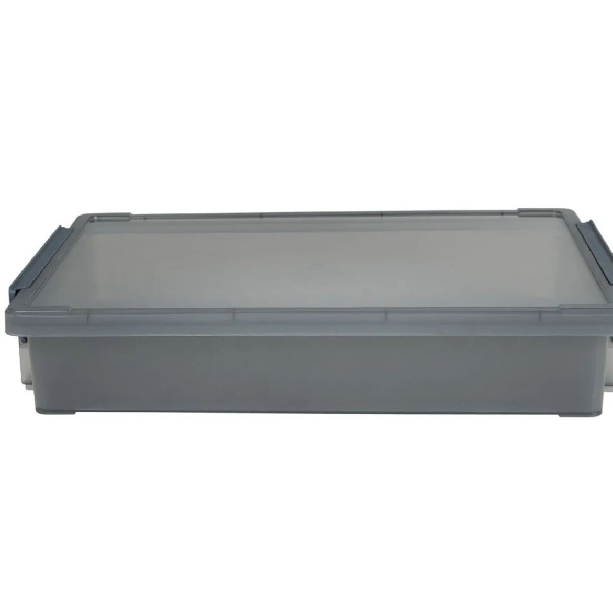 Rangement|Gifi Boîte de rangement avec fermeture à clip noir fumé 4 L