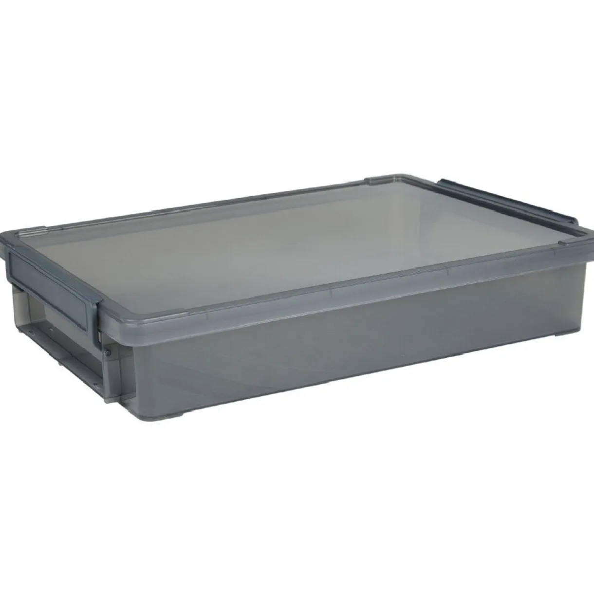 Rangement|Gifi Boîte de rangement avec fermeture à clip noir fumé 4 L