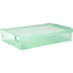 Rangement|Gifi Boîte de rangement avec fermeture à clips vert 4 L