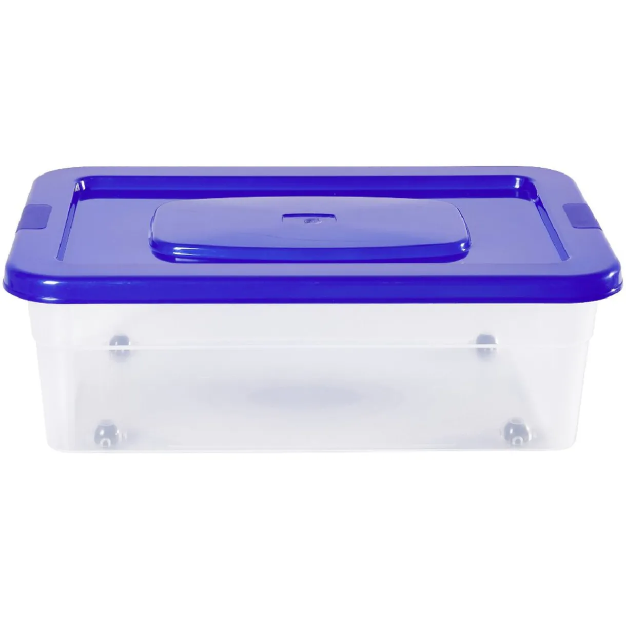 Rangement|Gifi Boîte de rangement avec roulettes et couvercle 25 L