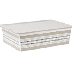 Rangement|Gifi Boîte de rangement beige nordique 27 L