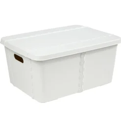 Rangement|Gifi Boîte de rangement blanche 15 L
