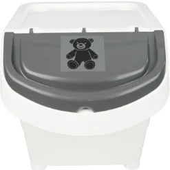 Rangement|Gifi Boîte de rangement blanche avec couvercle 20 L