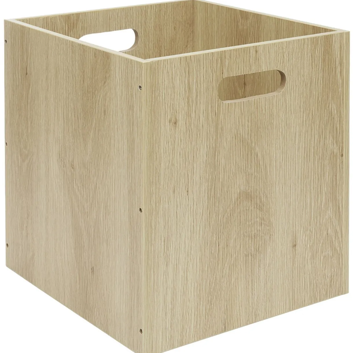 Entretien Du Linge|Gifi Boîte de rangement casier cube en bois 31x29xH31cm