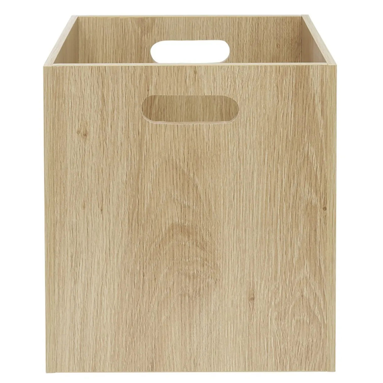 Entretien Du Linge|Gifi Boîte de rangement casier cube en bois 31x29xH31cm