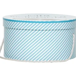 Rangement|Gifi Boîte de rangement déco bleue Jidoo 2.0 moustache