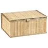 Rangement|Gifi Boîte de rangement déco lattes en bambou L29 x L23 cm