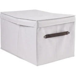 Entretien Du Linge|Gifi Boîte de rangement demi ouverture 50x35xH30cm