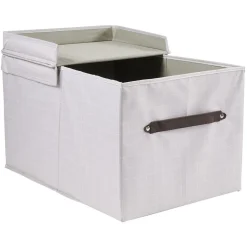 Entretien Du Linge|Gifi Boîte de rangement demi ouverture 50x35xH30cm