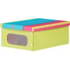 Rangement|Gifi Boîte de rangement en carton multicolore