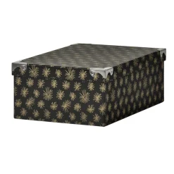 Entretien Du Linge|Gifi Boîte de rangement en carton L.32 x l.21,5 x H.11,8 cm