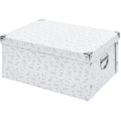 Rangement|Gifi Boîte de rangement en carton - 40x30xH17 cm