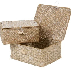Rangement|Gifi Boîte de rangement en jonc de mer x2