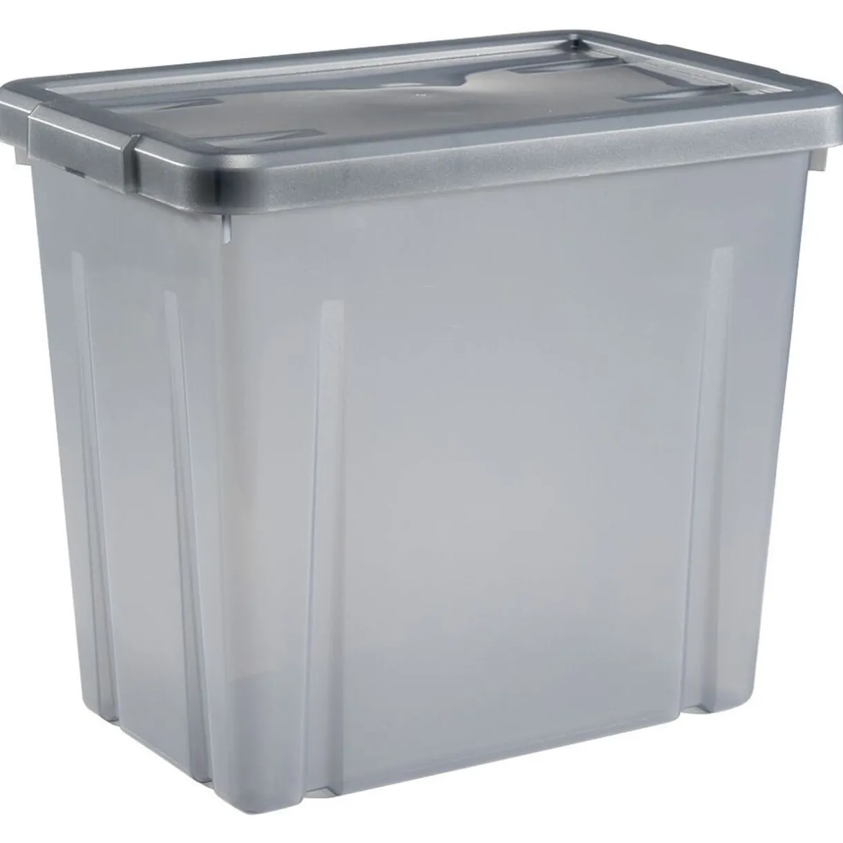 Rangement|Gifi Boîte de rangement en plastique gris fumée 8,8L