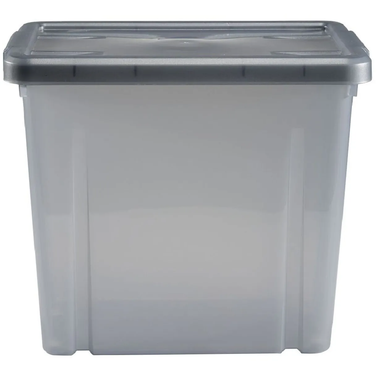 Rangement|Gifi Boîte de rangement en plastique gris fumée 8,8L