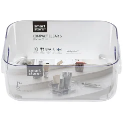 Entretien Du Linge|Gifi Boîte de rangement en plastique transparent SmartStore Compact Clear S