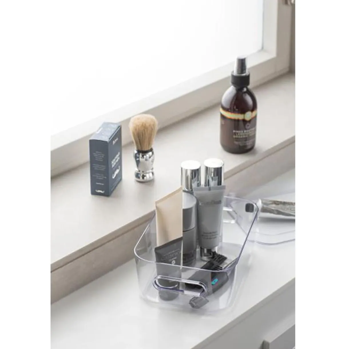 Entretien Du Linge|Gifi Boîte de rangement en plastique transparent SmartStore Compact Clear S