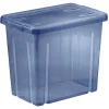 Rangement|Gifi Boîte de rangement en plastique bleu 8,8L