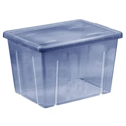Rangement|Gifi Boîte de rangement en plastique bleu 18,8L