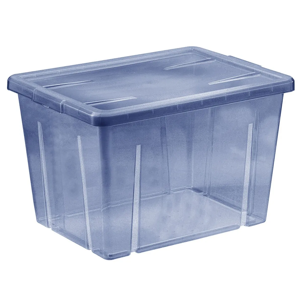 Rangement|Gifi Boîte de rangement en plastique bleu 18,8L