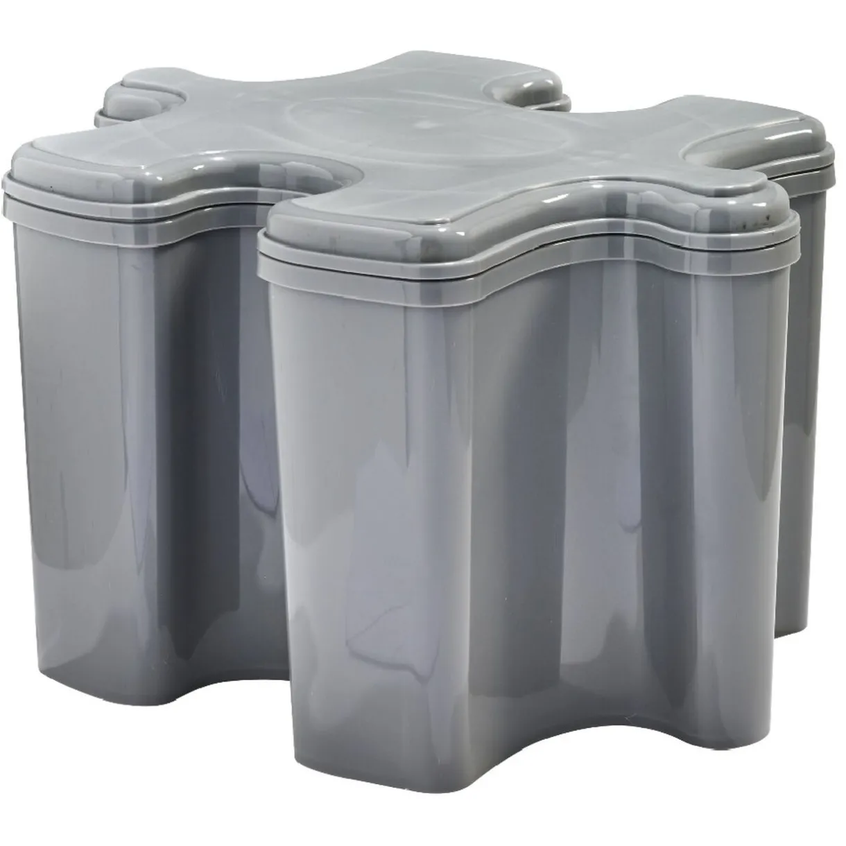 Entretien Du Linge|Gifi Boîte de rangement forme pièce de puzzle