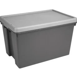 Rangement|Gifi Boîte de rangement incassable Bambox 62 L gris