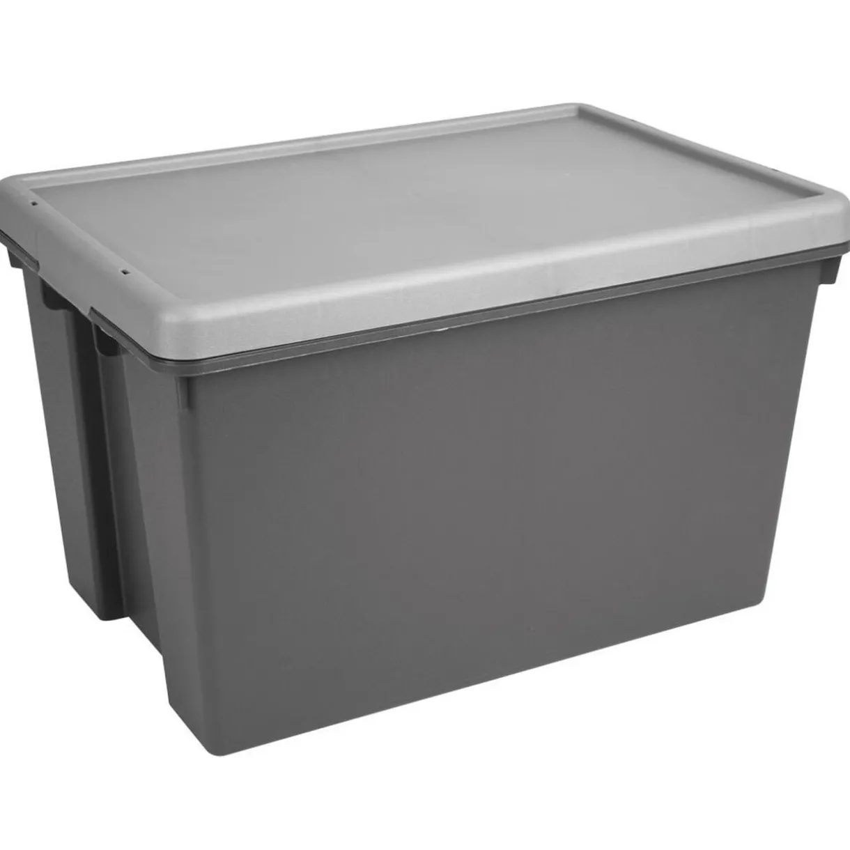 Rangement|Gifi Boîte de rangement incassable Bambox 62 L gris