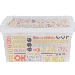 Rangement|Gifi Boîte de rangement 2L design weekend