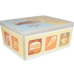 Rangement|Gifi Boîte de rangement 18L délicious