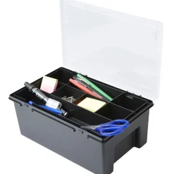 Rangement|Gifi Boîte de rangement organisateur 8 compartiments noir