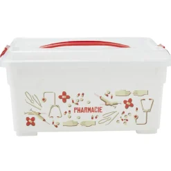Rangement|Gifi Boîte de rangement pharmacie 12 L