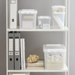 Entretien Du Linge|Gifi Boîte de rangement plastique transparent 1L