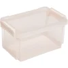Rangement|Gifi Boîte de rangement plastique à clips 0,7 L rose