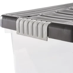 Entretien Du Linge|Gifi Boîte de rangement plastique sapin Noël 90L 120x39xH33 cm