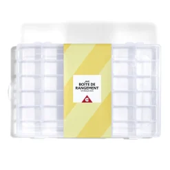 Rangement|Gifi Boîte de rangement pour vis et quincaillerie 36 compartiments 18,3x27,5cm