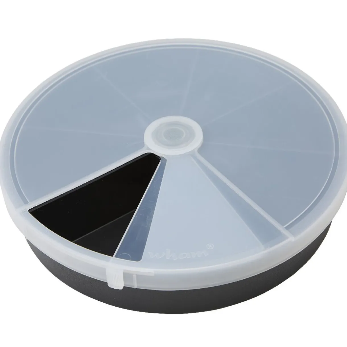 Rangement|Gifi Boîte de rangement ronde 8 compartiments noir