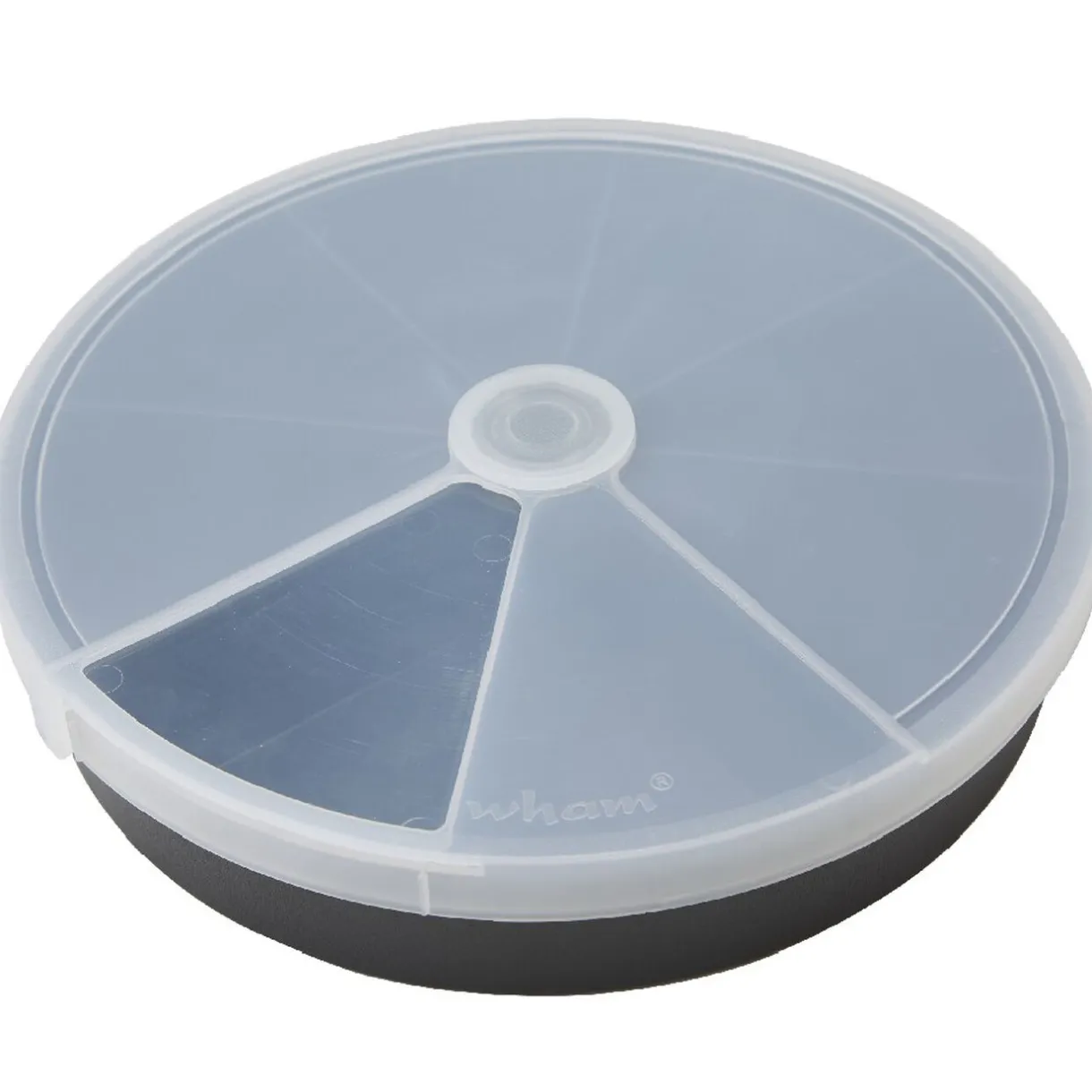 Rangement|Gifi Boîte de rangement ronde 8 compartiments noir