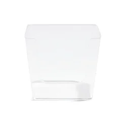 Best Gifi Boîte de rangement salle de bain plastique transparent 16,5x16,5xH14,5 cm