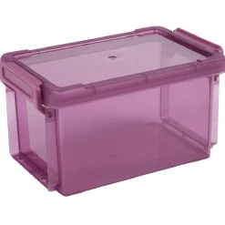 Rangement|Gifi Boîte de rangement transparente à clip 0,70L