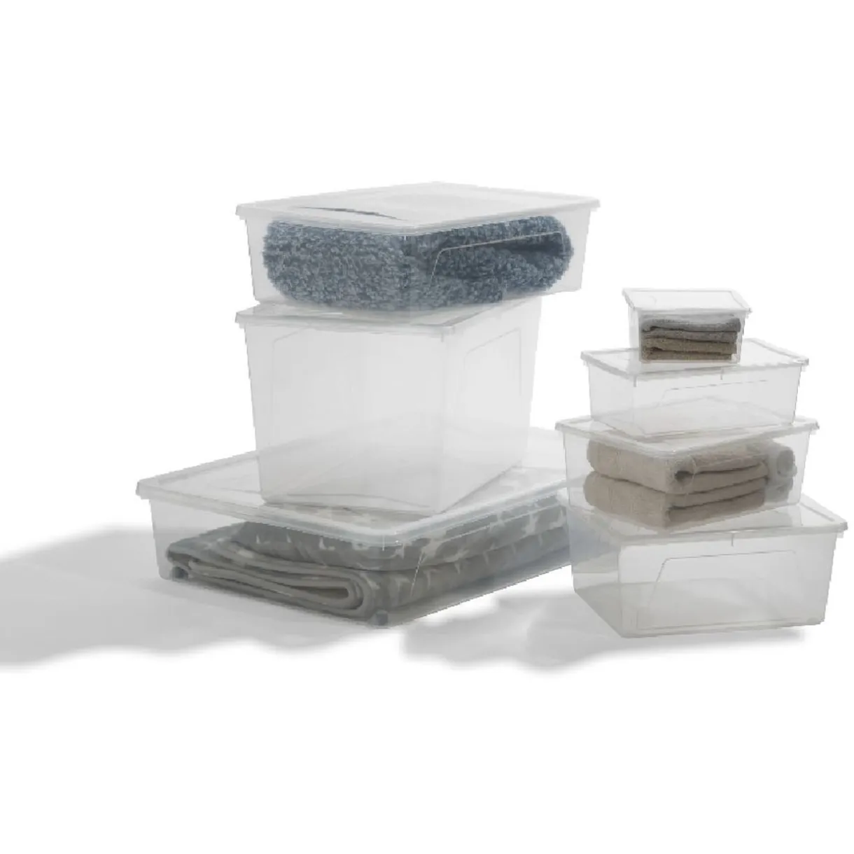 Rangement|Gifi Boîte de rangement transparente 2 L