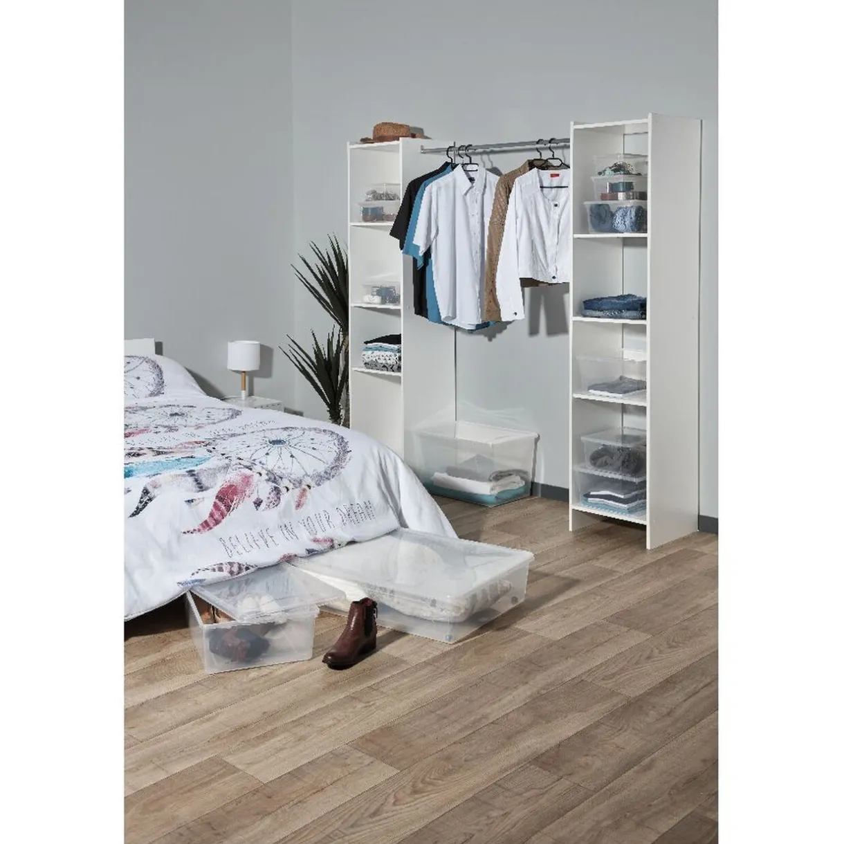 Rangement|Gifi Boîte de rangement transparente 5 L