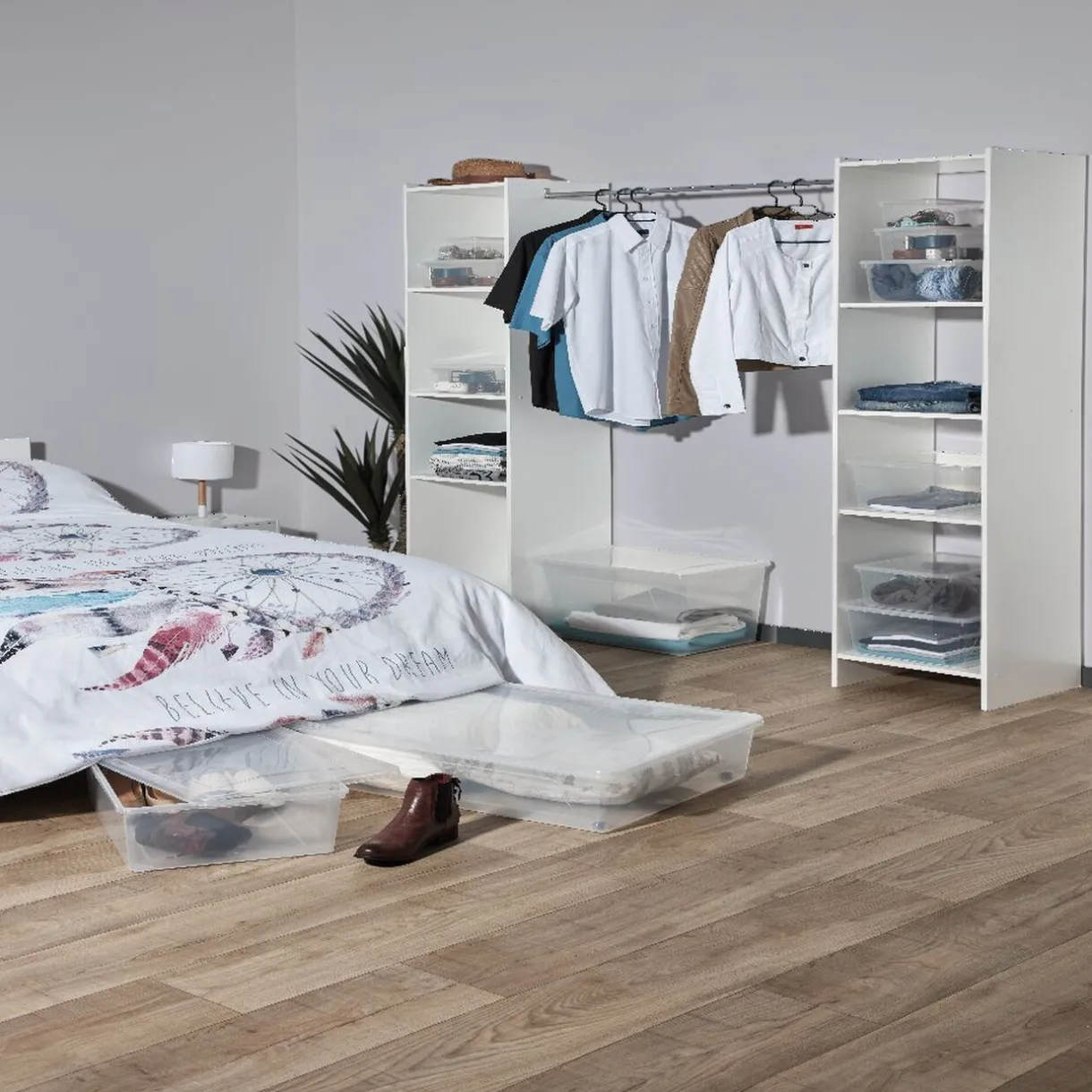 Rangement|Gifi Boîte de rangement transparente 10 L