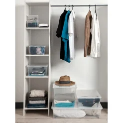 Rangement|Gifi Boîte de rangement transparente 22 L